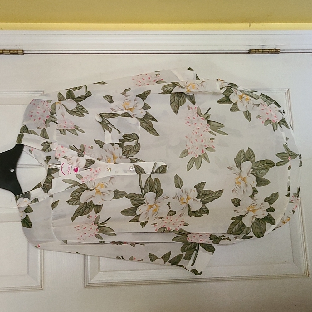 NWT 2X Floral From DNA Couture
